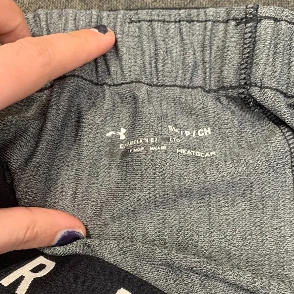Under Armour Women's Athletic Shorts in Gray and Black - Picture 5 of 5